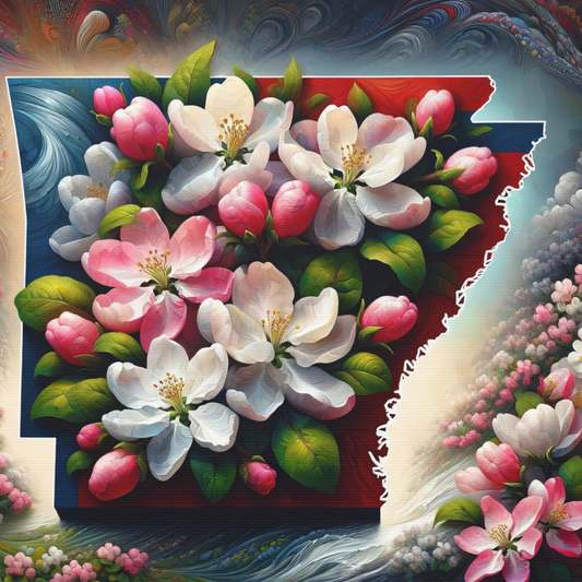 State of Arkansas - Apple Blossom