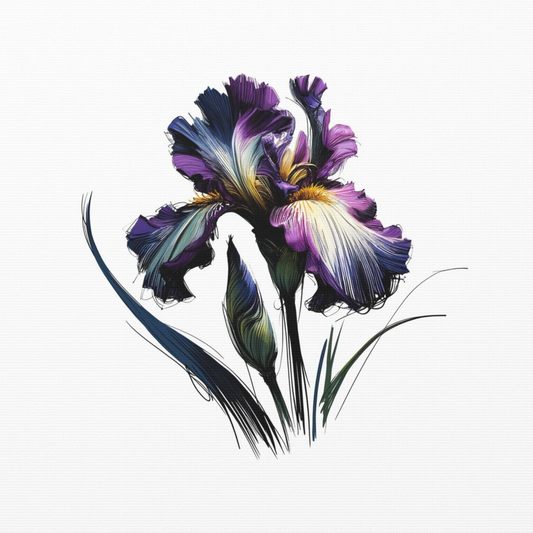 Tennessee Iris Watercolor