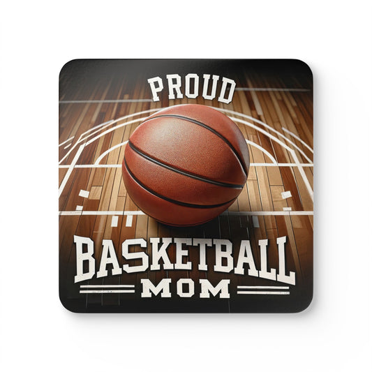 Proud Basketball Mom Coaster Set